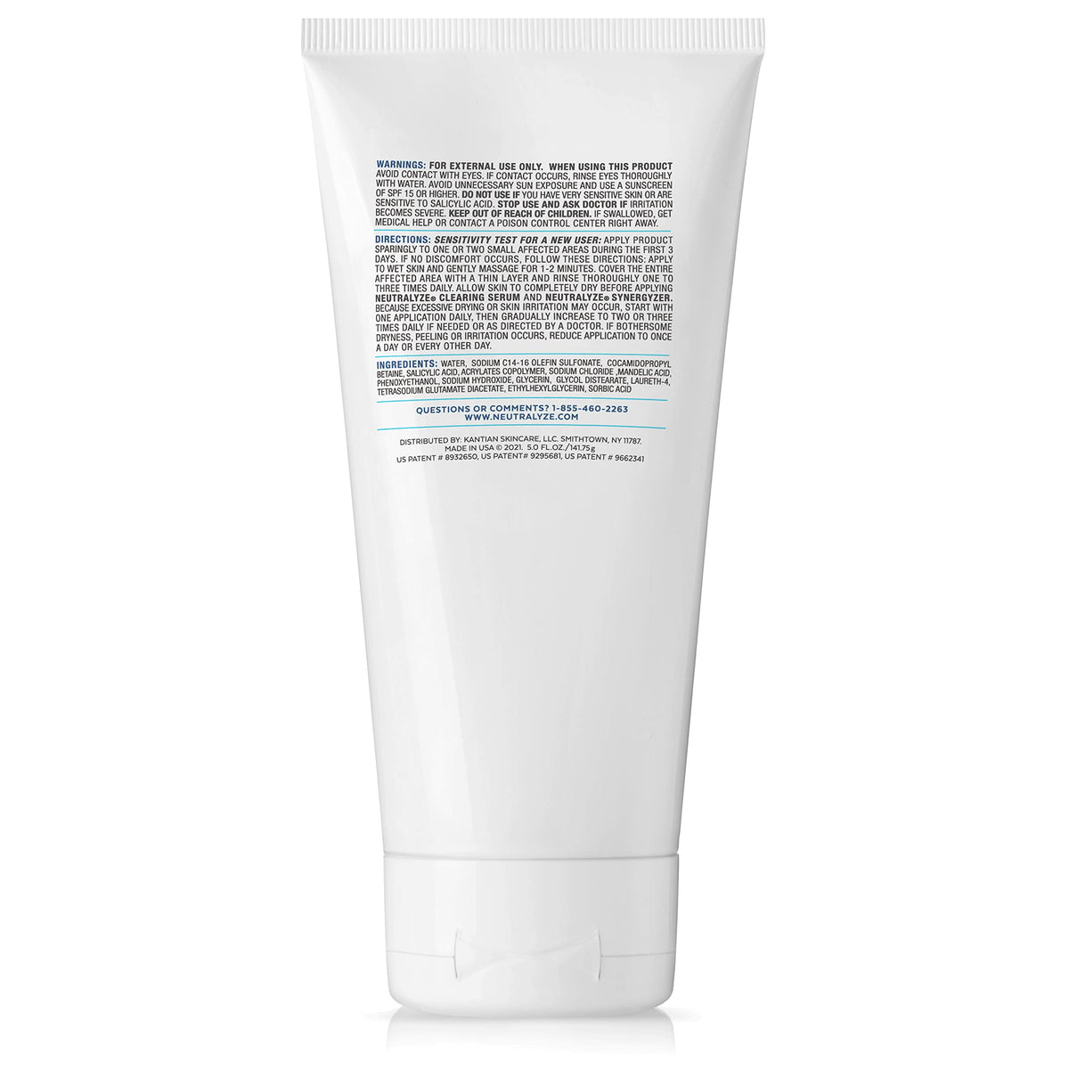 Neutralyze pump dispensing gel illustrating easy daily application