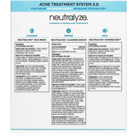 Neutralyze face wash pump close-up demonstrating gentle cleansing