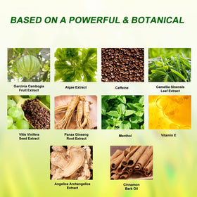 Neutriherbs applicator in use on abdomen for comfortable at-home treatment