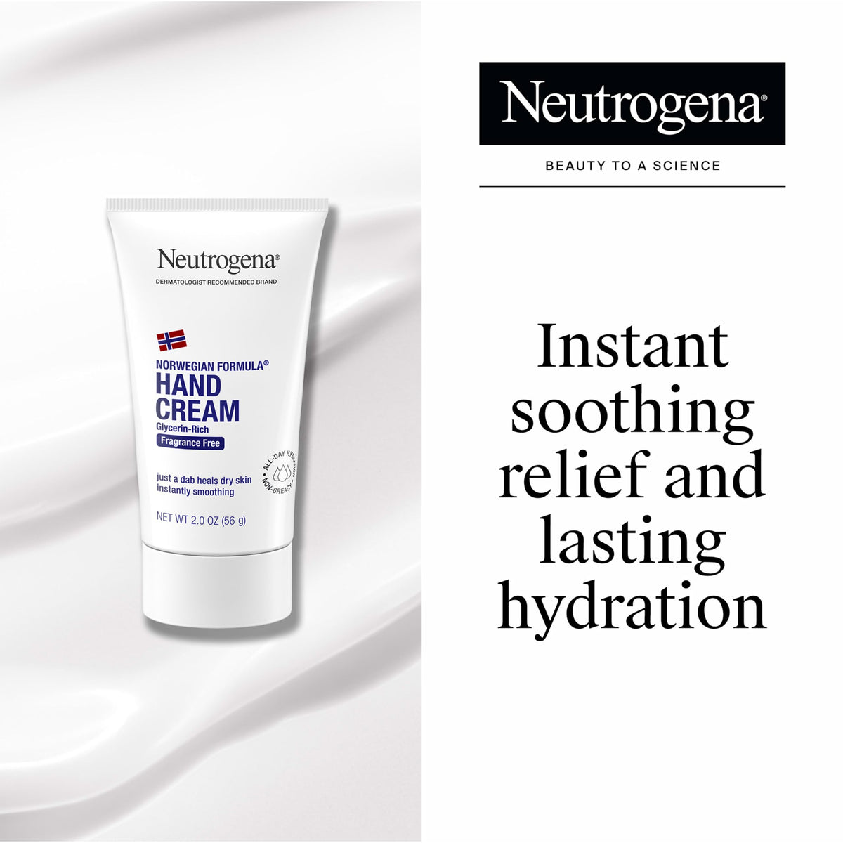 Neutrogena close-up of 2 oz tube cap highlighting easy portable use