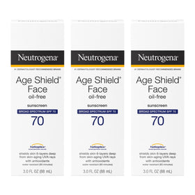 Neutrogena front packaging showing SPF 70 and benefits