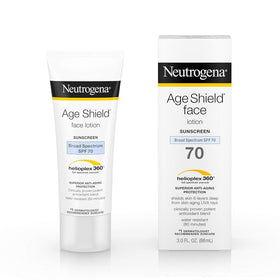 Neutrogena Age Shield pack of two tubes illustrating value and backup supply