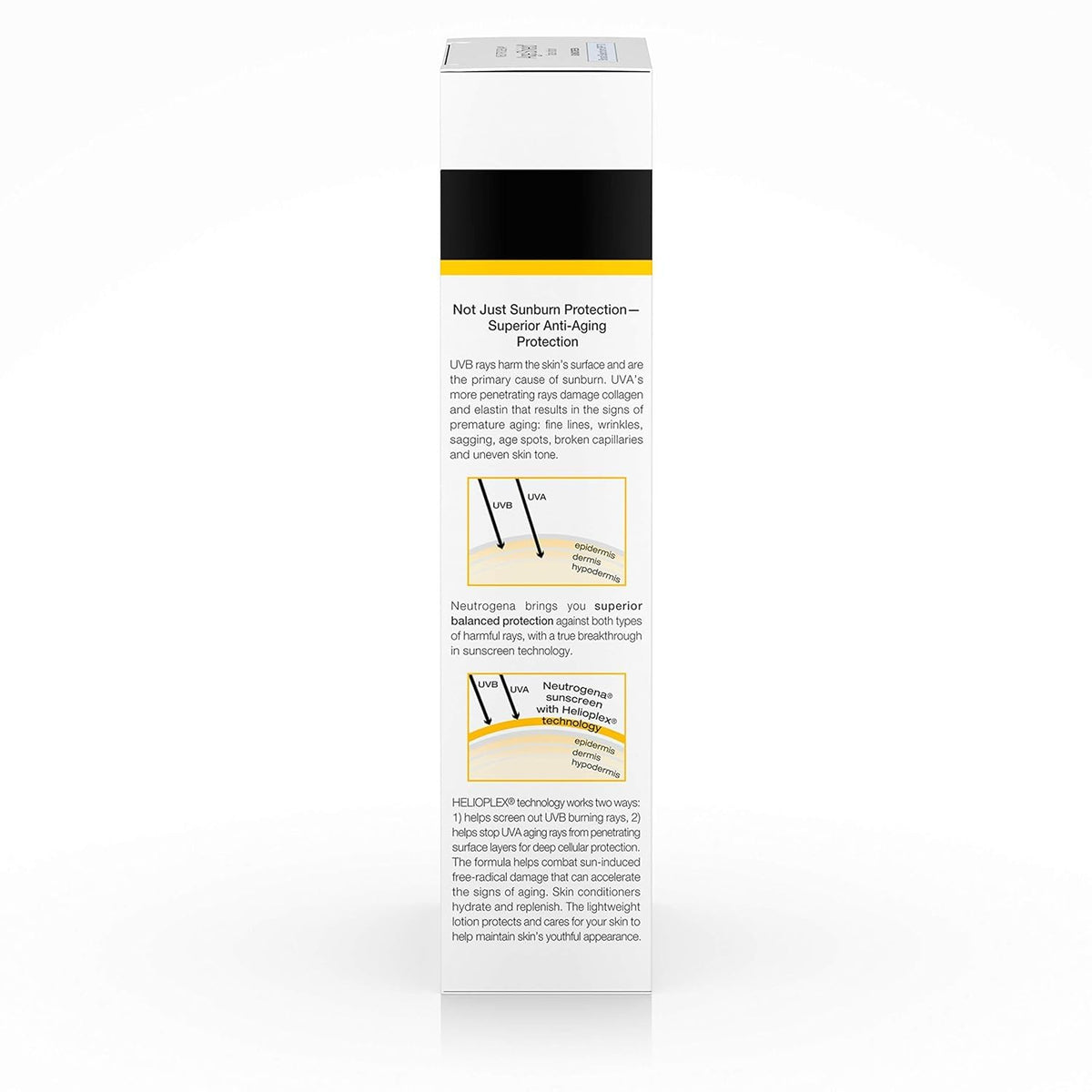 Neutrogena Age Shield applied under foundation demonstrating smooth layering