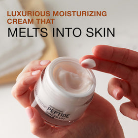 Neutrogena application on jawline demonstrating lifting massaging benefit