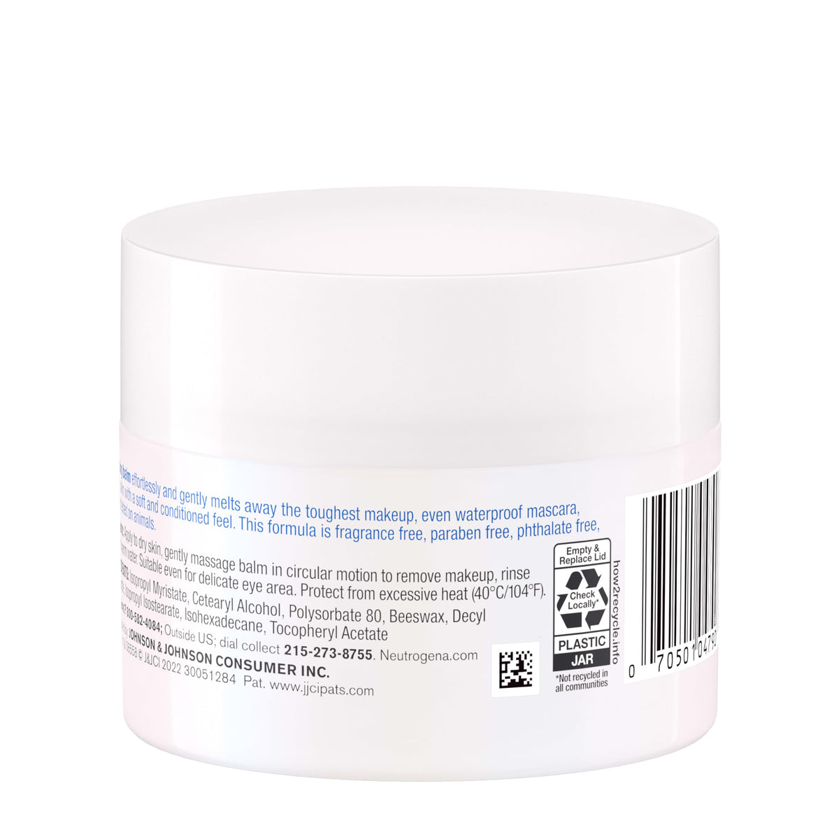 Neutrogena balm in bathroom routine lifestyle shot showing quick nightly use