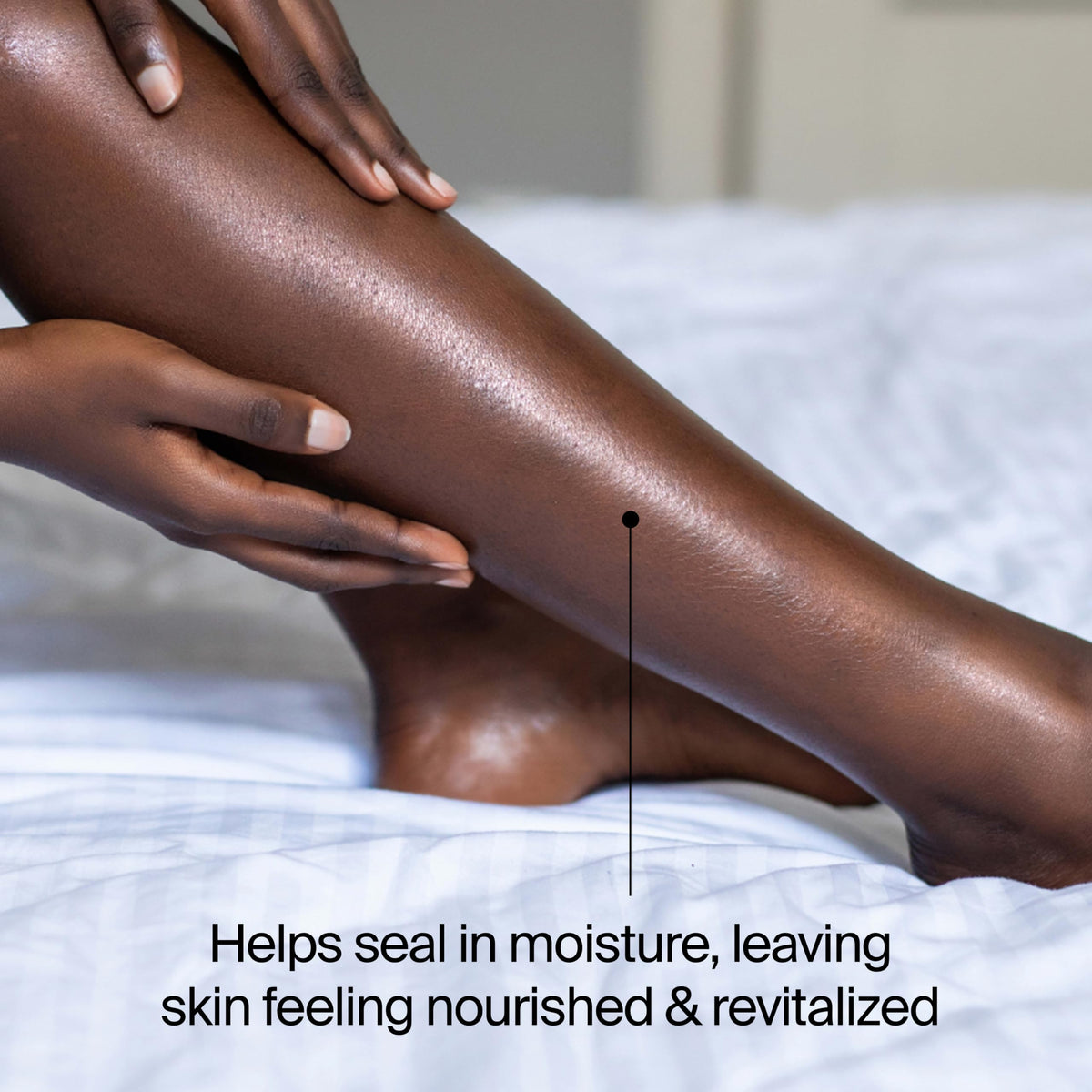 Neutrogena added to bathwater creating a moisturizing soak benefit