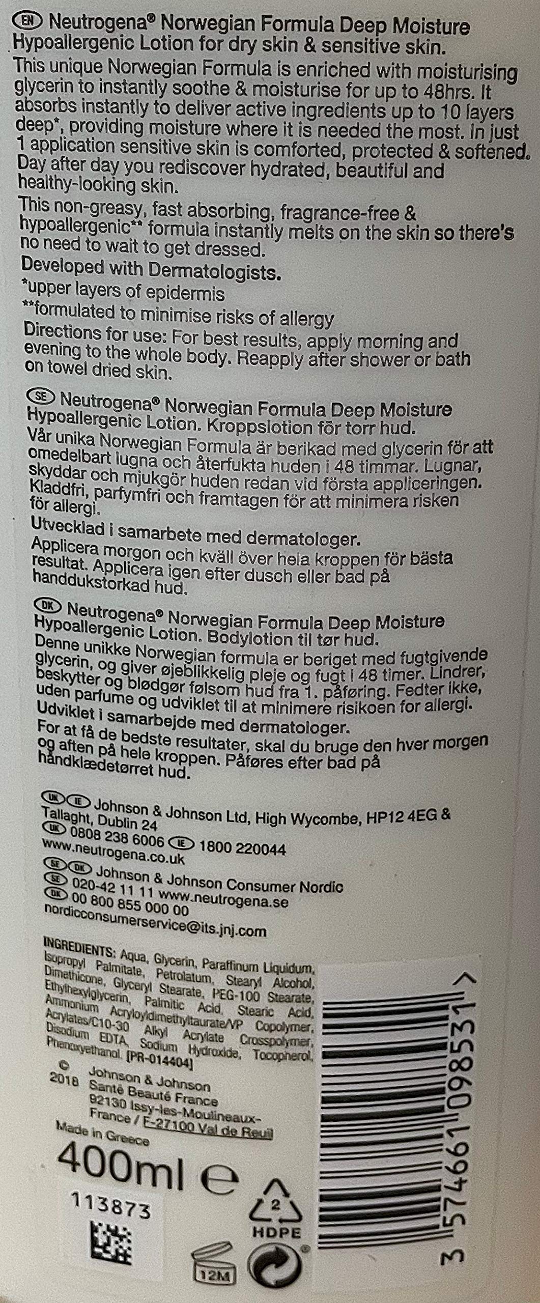 Neutrogena bottles arranged in bathroom showing everyday use convenience