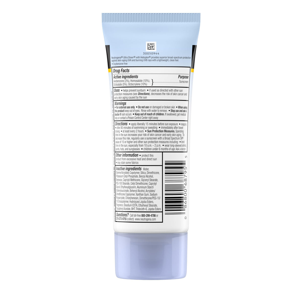 Neutrogena bottle in a beach bag illustrating easy reapplication and water-resistance