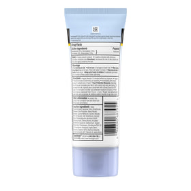 Neutrogena bottle in a beach bag illustrating easy reapplication and water-resistance