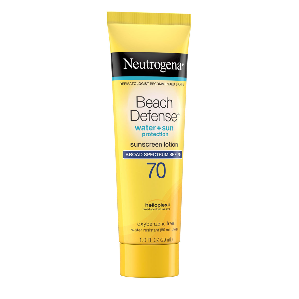 Neutrogena applied on arm close-up showing lightweight finish benefit