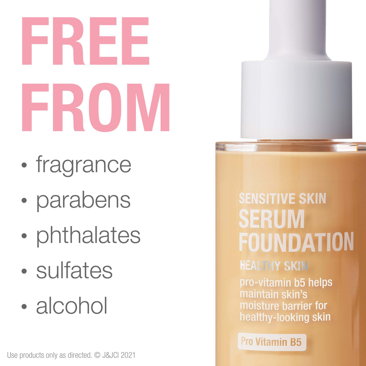 Neutrogena before and after showing redness reduction and pore-blurring benefit