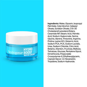 Neutrogena before and after hydration look showing smoother, dewy skin appearance