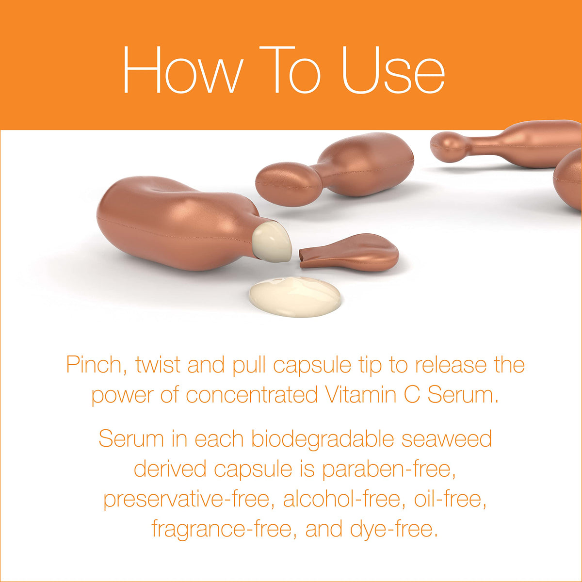 Neutrogena biodegradable capsule dissolving in water to show eco-friendly shell