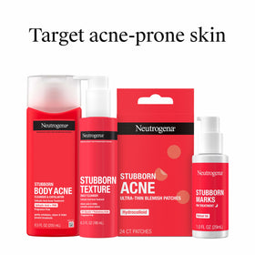 Neutrogena bottle inside gym bag representing convenient post-workout use