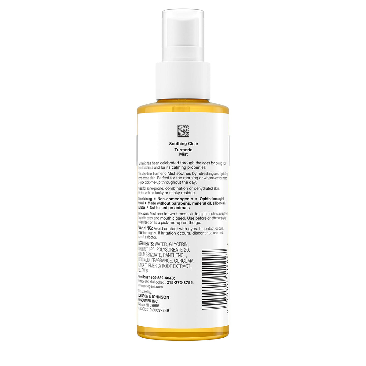 Neutrogena bottle in hand showing 4.2 fl oz scale and travel-friendly convenience