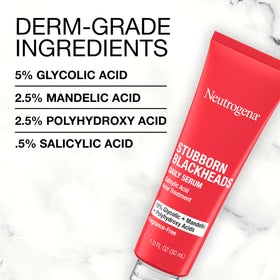 Neutrogena bottle beside moisturizer and SPF showing layering compatibility