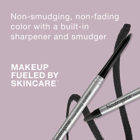 Neutrogena close-up of built-in sharpener demonstrating convenience for sharp tips