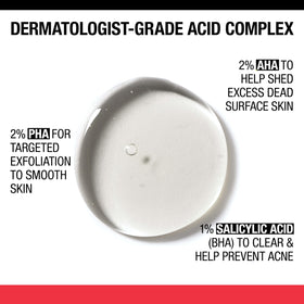 Neutrogena bottle cap and label detail showing active acids and fragrance-free claim