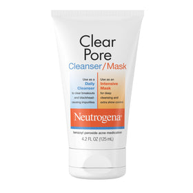 Neutrogena tube front view showing product and benefits