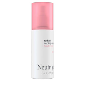 Neutrogena close-up of mist nozzle illustrating fine spray for even makeup hold