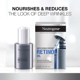 Neutrogena close-up of oil texture highlighting lightweight absorption