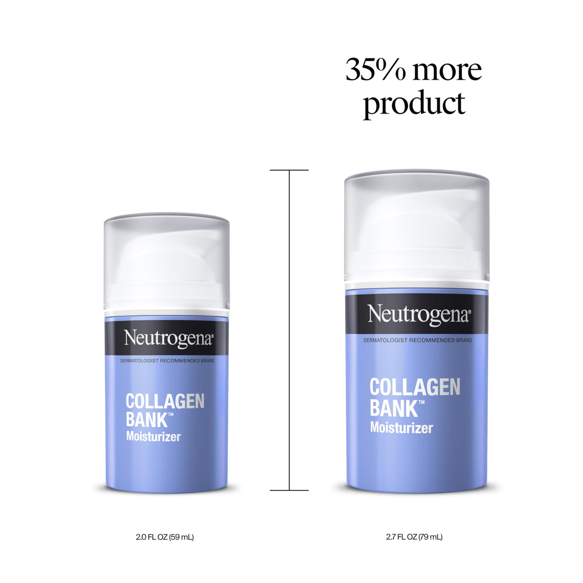 Neutrogena cream being dispensed from pump illustrating easy application and controlled dosage benefit
