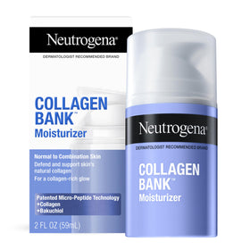 Neutrogena front packaging showing moisturizer tube and branding, clear product identity and trust
