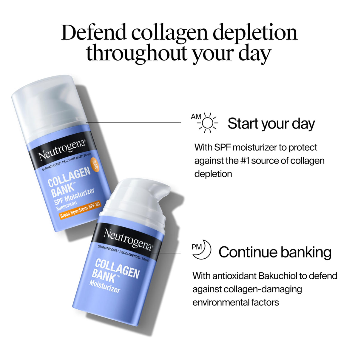 Neutrogena ingredient panel detail showing micro-peptide technology for deeper penetration