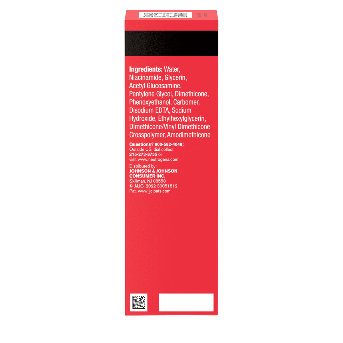 Neutrogena bottle held in hand to show 1 fl oz size and travel-friendly benefit