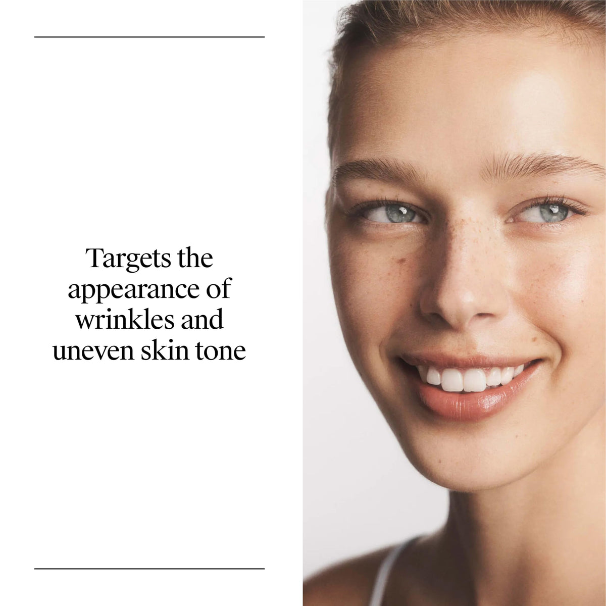 Neutrogena applying moisturizer to face and neck for smooth, even coverage