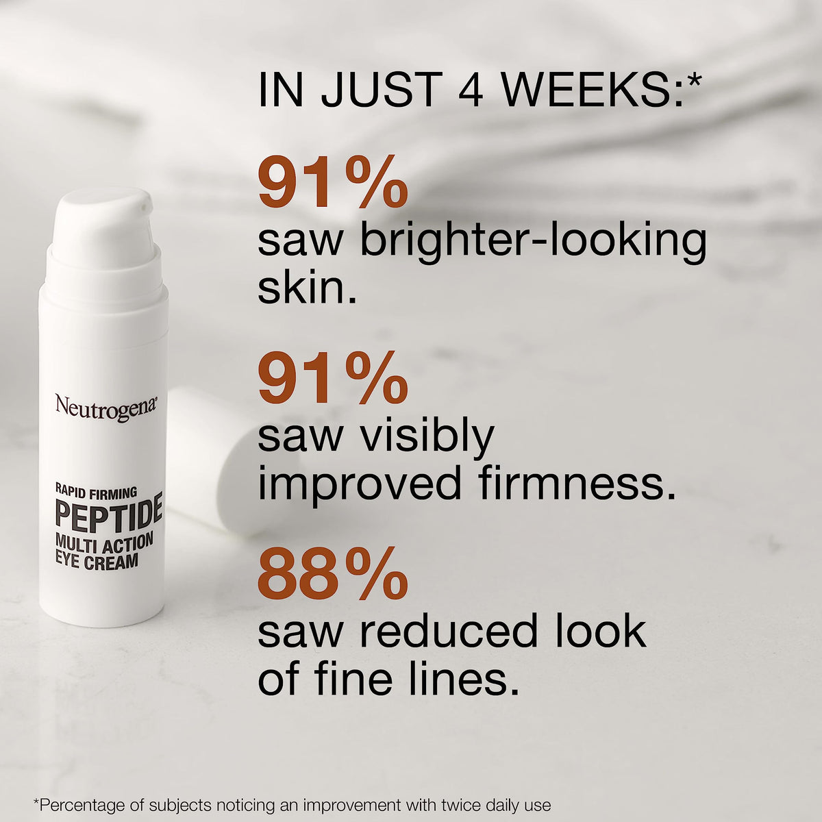 Neutrogena cream dabbed on finger ready for gentle application