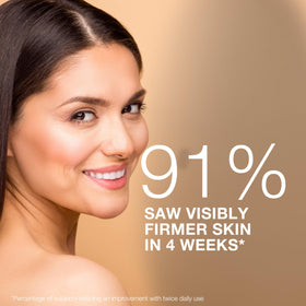 Neutrogena applied under eye demonstrating depuffing and brightening