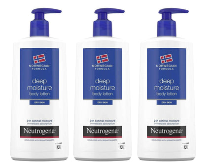 Neutrogena bottle front view showing label and moisturizing benefit