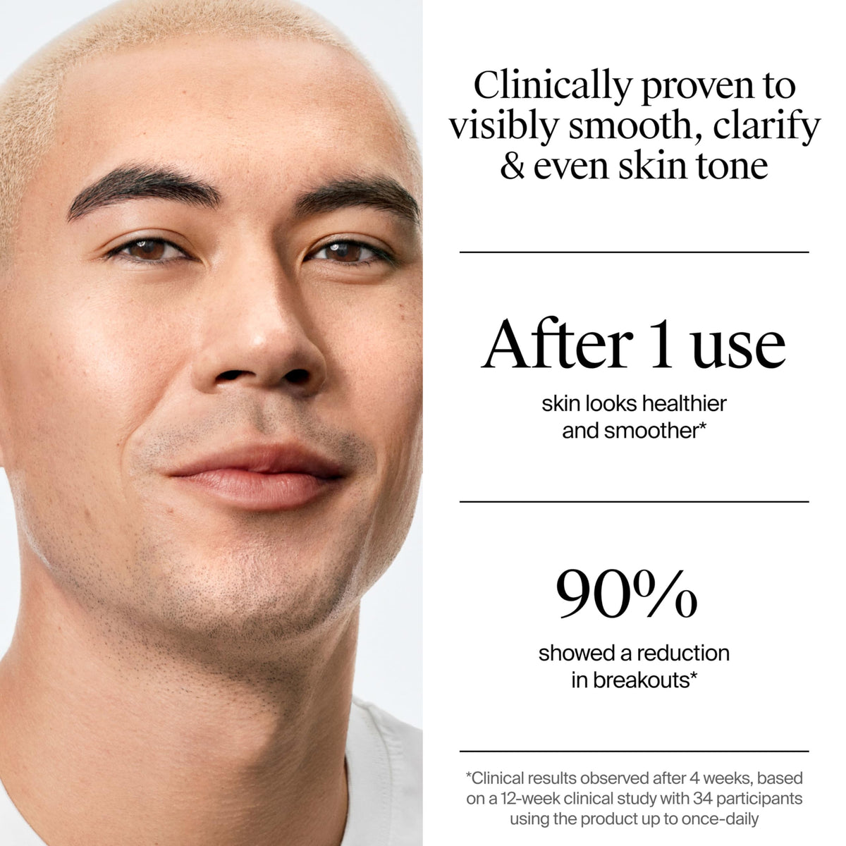 Neutrogena applying serum to fingers illustrating precise dropper application benefit