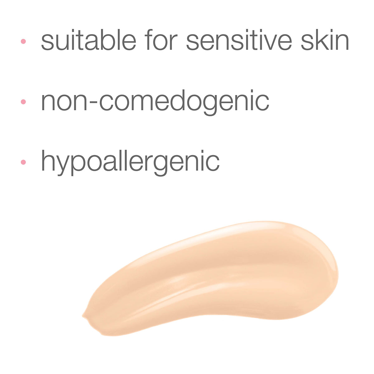 Neutrogena before and after split face showing pore-blurring effect