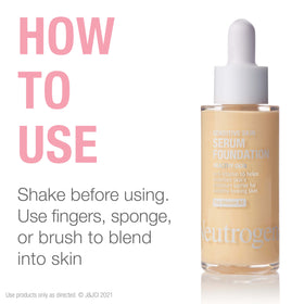 Neutrogena close-up demonstrating minimized pores and softer texture