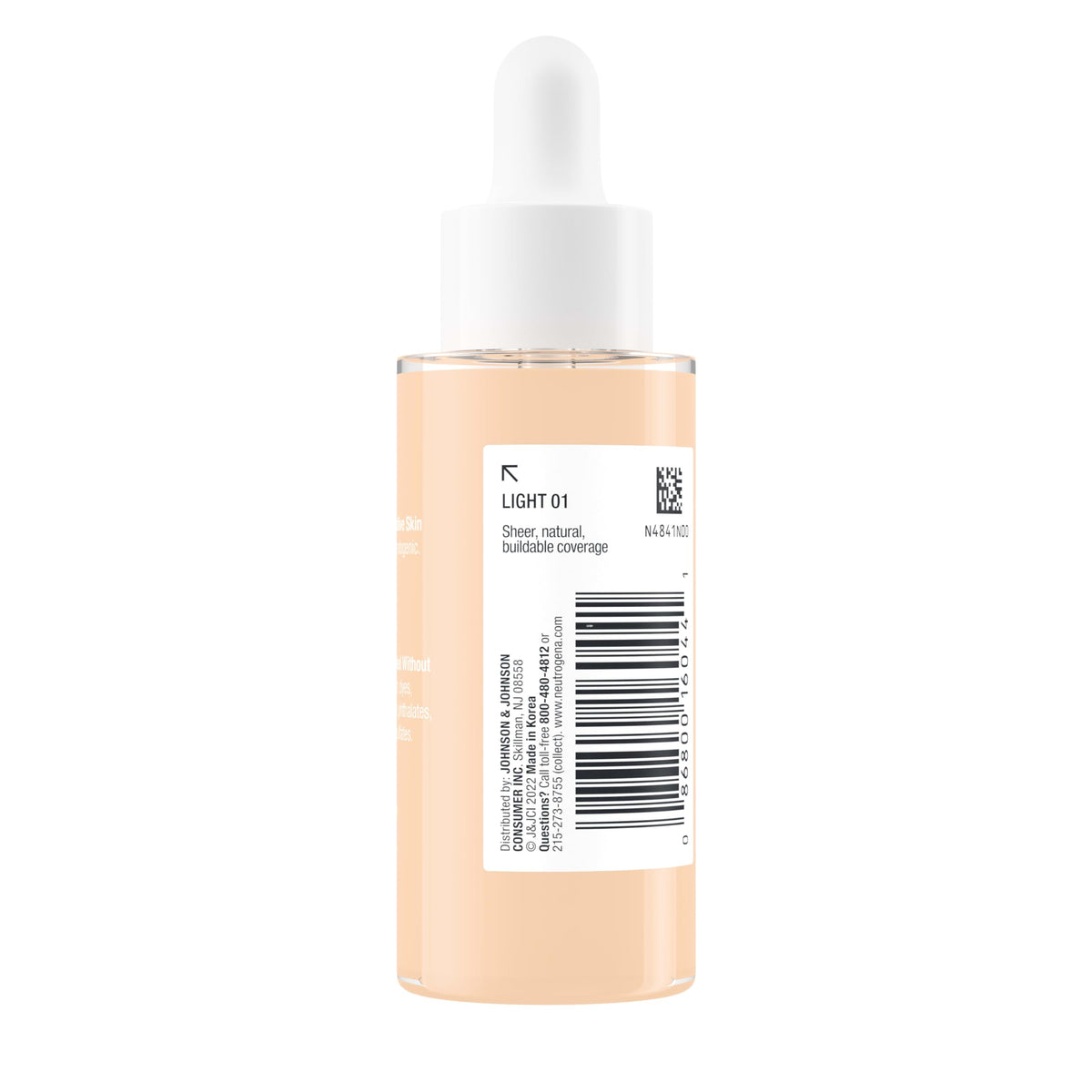 Neutrogena foundation on vanity illustrating daily skincare routine