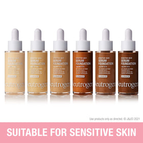 Neutrogena swatch on hand revealing blendable coverage and finish