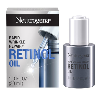 Neutrogena bottle front view showing label and benefits