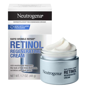 Neutrogena jar front view showing label and size for clear product identification and trust