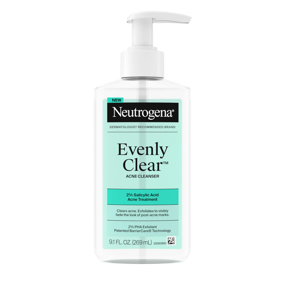 Neutrogena front packaging shows product clarity and size benefit