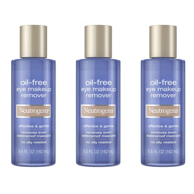Neutrogena front packaging showing three bottles and clear label for convenient use