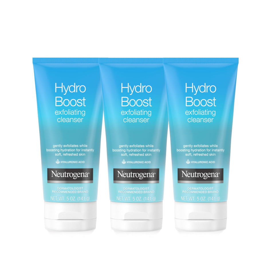 Neutrogena front packaging showing 3-pack, clear hydration benefits