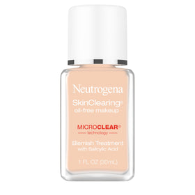 Neutrogena front packaging Nude 40 showing bottle and label benefits