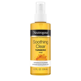 Neutrogena front packaging showing turmeric mist and clear bottle for quick hydration