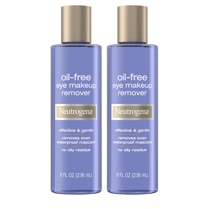 Neutrogena twin bottles front view showing packaging and volume, easy identification benefit