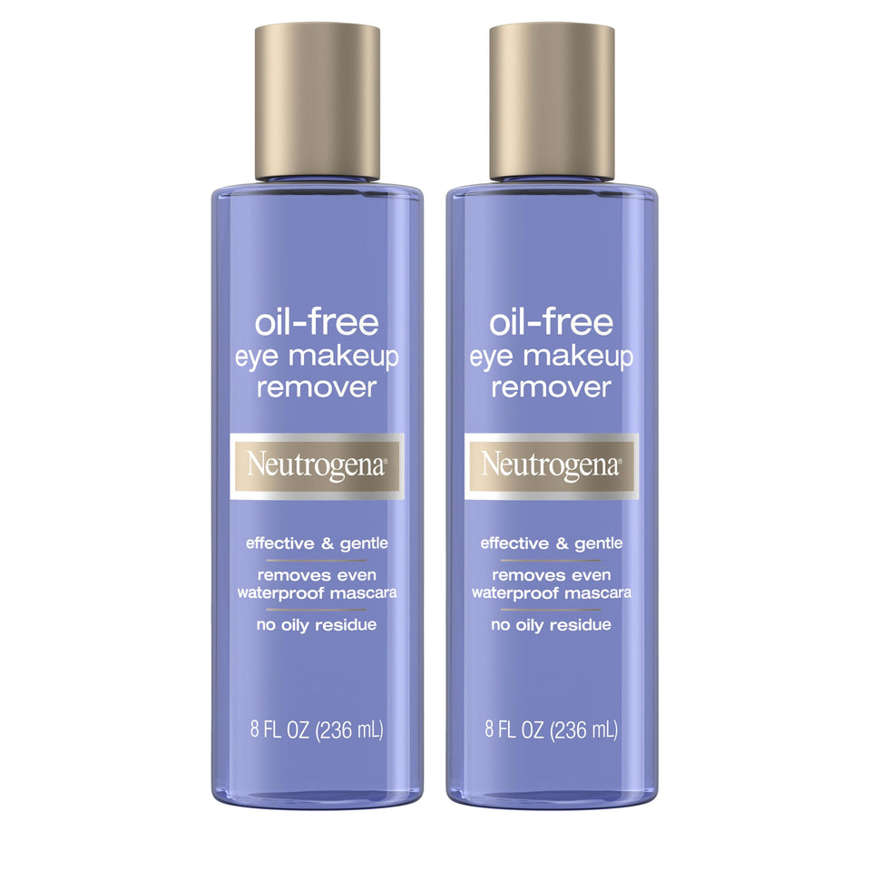 Neutrogena twin bottles front view showing packaging and volume, easy identification benefit