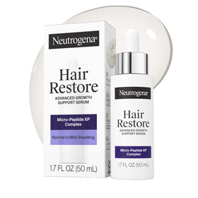 Neutrogena front packaging showing bottle and benefit of targeted scalp care