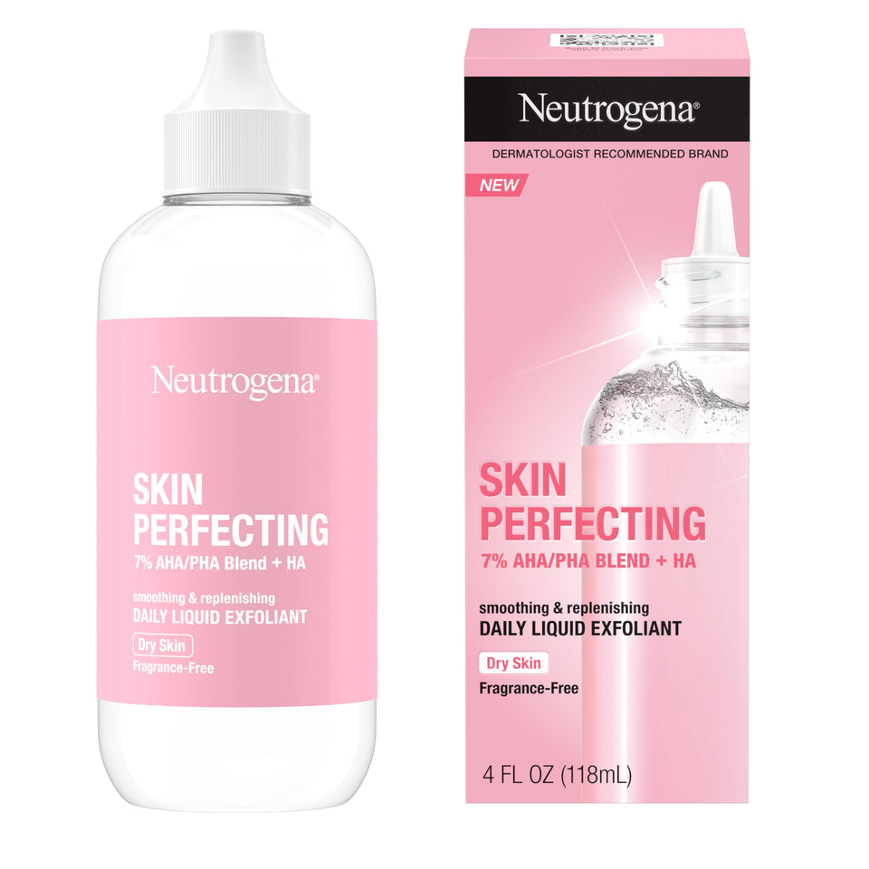 Neutrogena front packaging showing bottle and clear benefits