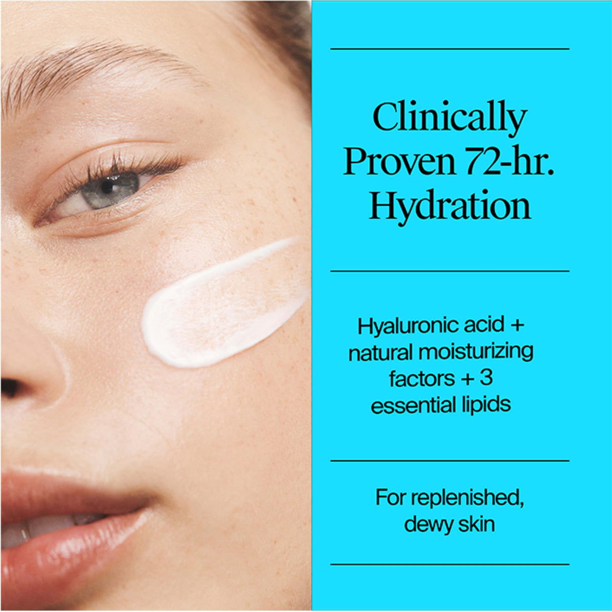 Neutrogena hydrating gel cleanser travel size bottle showing gentle cleansing benefit